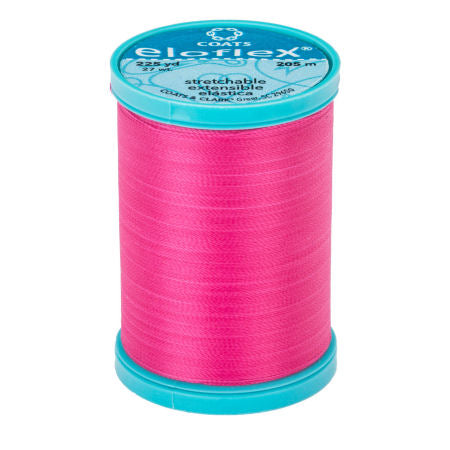 Coats Eloflex Stretch Thread 225yd Hot Pink